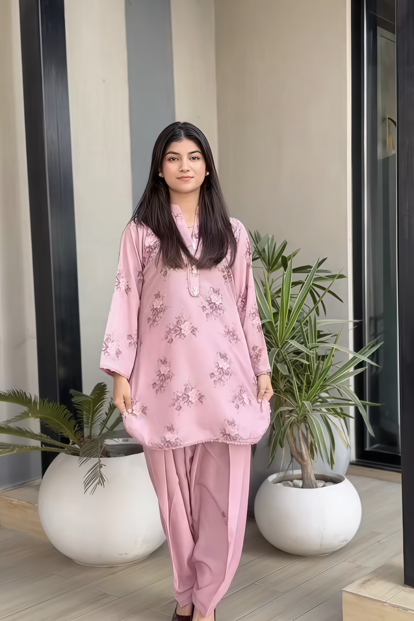 Embroidered Designer Kurta Set for Women